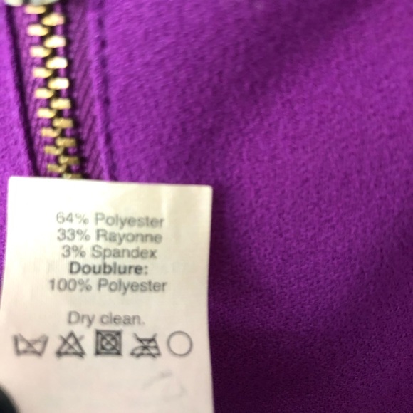 Broadway & Broome Bright Purple Sheath Dress Size L - Picture 6 of 11